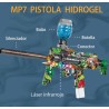 Pistola Mp7 hidrogel colores 2025