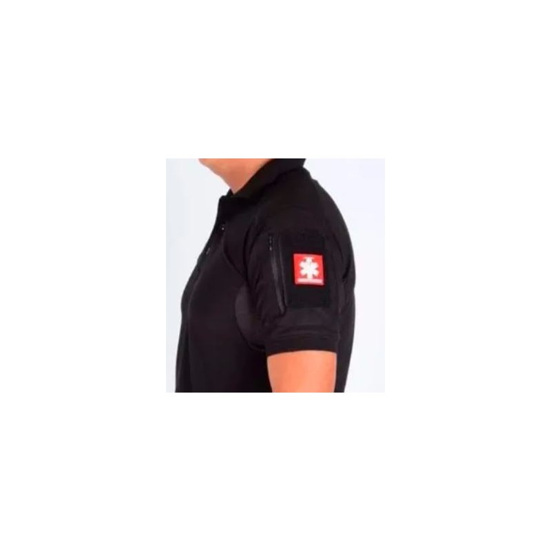 Playera Tactica tipo polo  manga corta