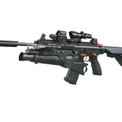 Rifle HK416 con lanzagranadas hidrogel