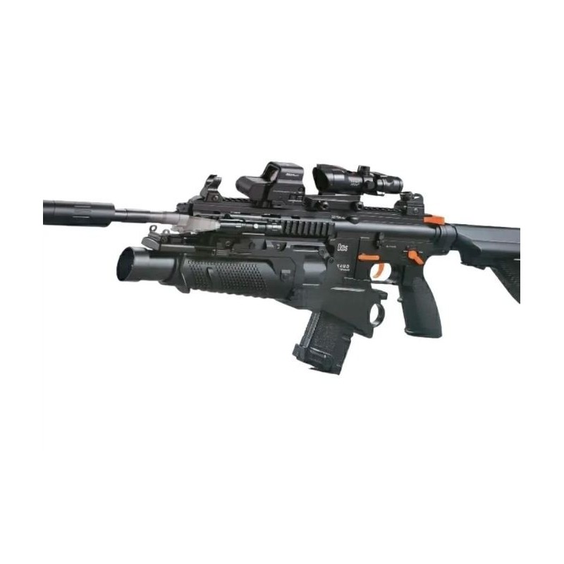 Rifle HK416 con lanzagranadas hidrogel