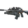 Rifle HK416 con lanzagranadas hidrogel