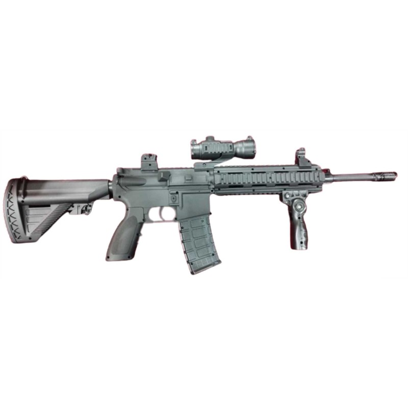 Rifle M416 hidrogel color negro mod  gelsoft