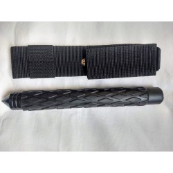 Bastón Retráctil 21″con Punta rompe Vidrios Dragon Fire