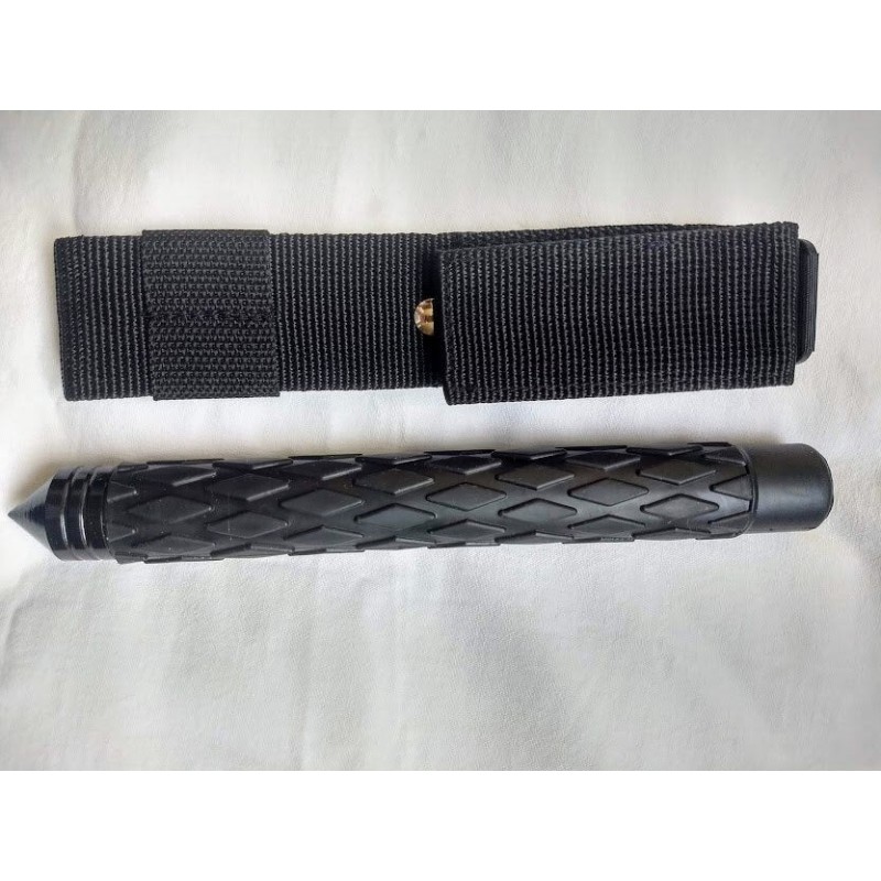 Bastón Retráctil 21″con Punta rompe Vidrios Dragon Fire