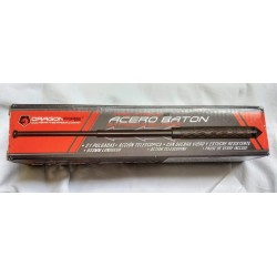 Bastón Retráctil 21″con Punta rompe Vidrios Dragon Fire