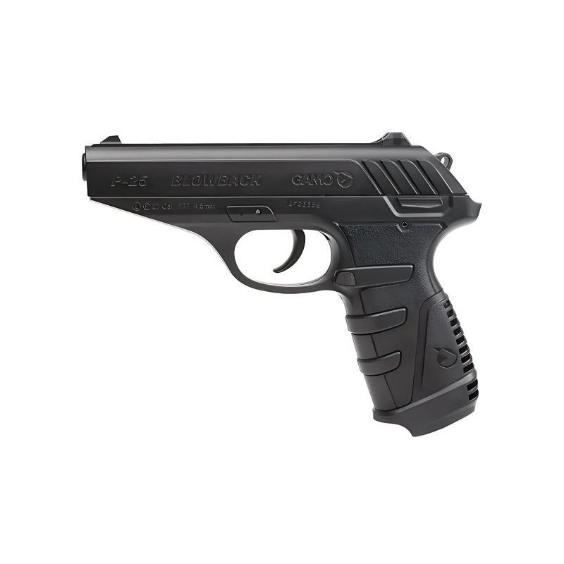 Pistola Gamo P-25 CO2 Blowback DIABOLO Y POSTA  – Realismo y Precisión en Cada Disparo 🔥