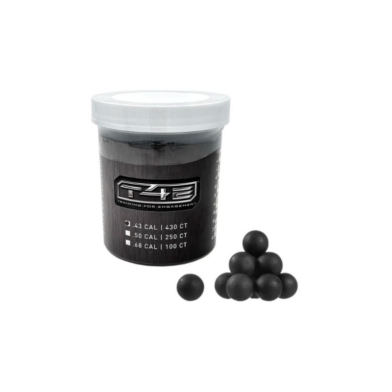 Municion para arma traumatica Umarex T4E calibre .43 430 bolas