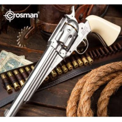 Revólver Remington 1875 CO2 Calibre .177 (4.5 mm) – Diábolos y Postas | Réplica Realista