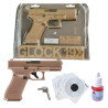 Pistola Glock 19x Co2 .177 Blowback  Café 4.5 mm