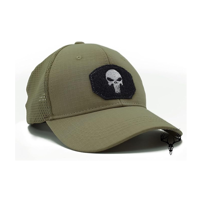 Gorra Tactica PUNISHER color verde