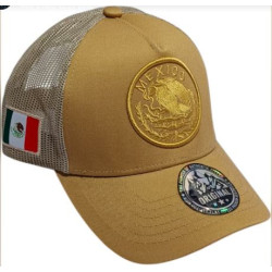 Gorra Tactica ESCUDO MEXICO color beige