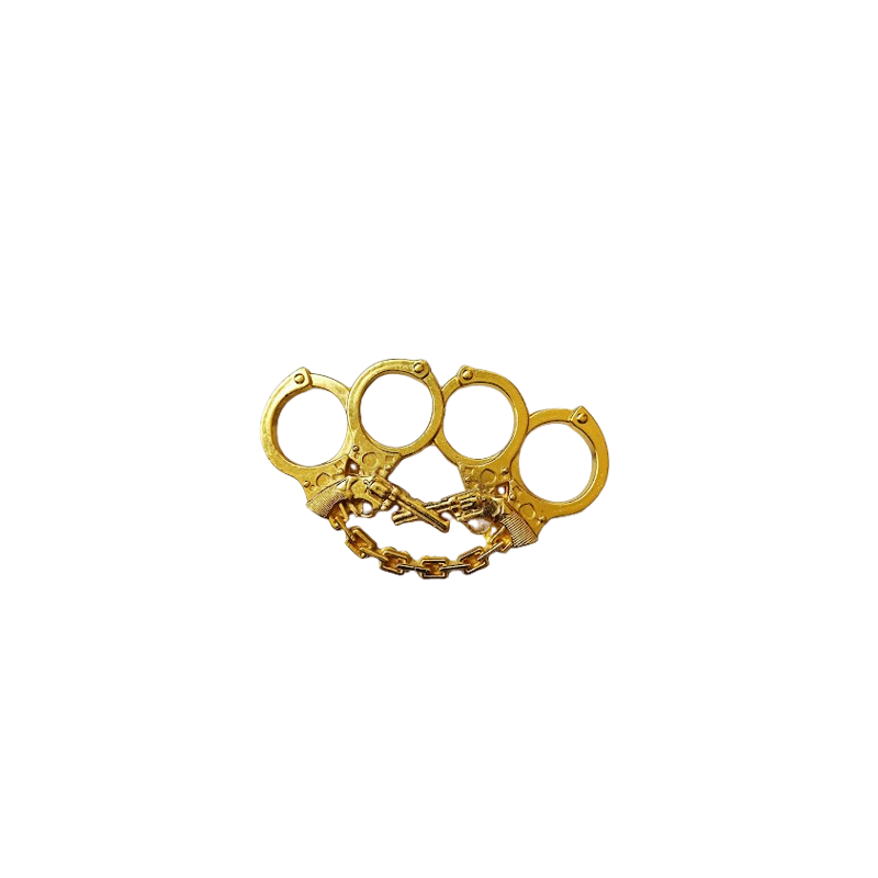 Boxer o Puño americano con diseño PISTOLAS DORADO