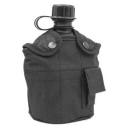 Cantimplora Táctica Militar + Vaso Taza Aluminio 1lt 2025