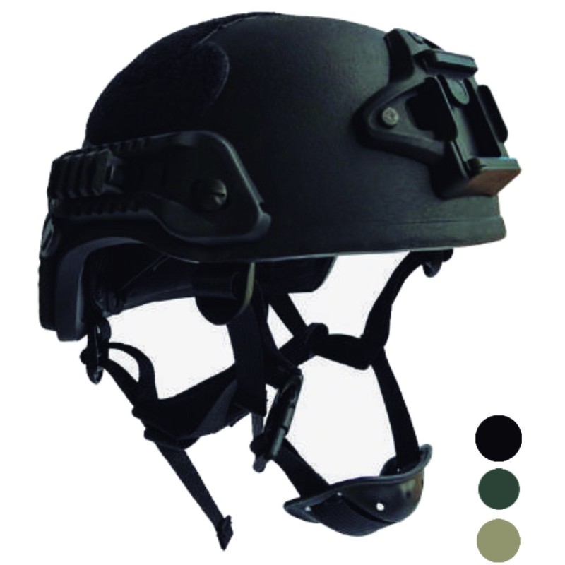 CASCO BALÍSTICO Y TACTICO NEGRO ( venta exclusiva fuerzas del orden )