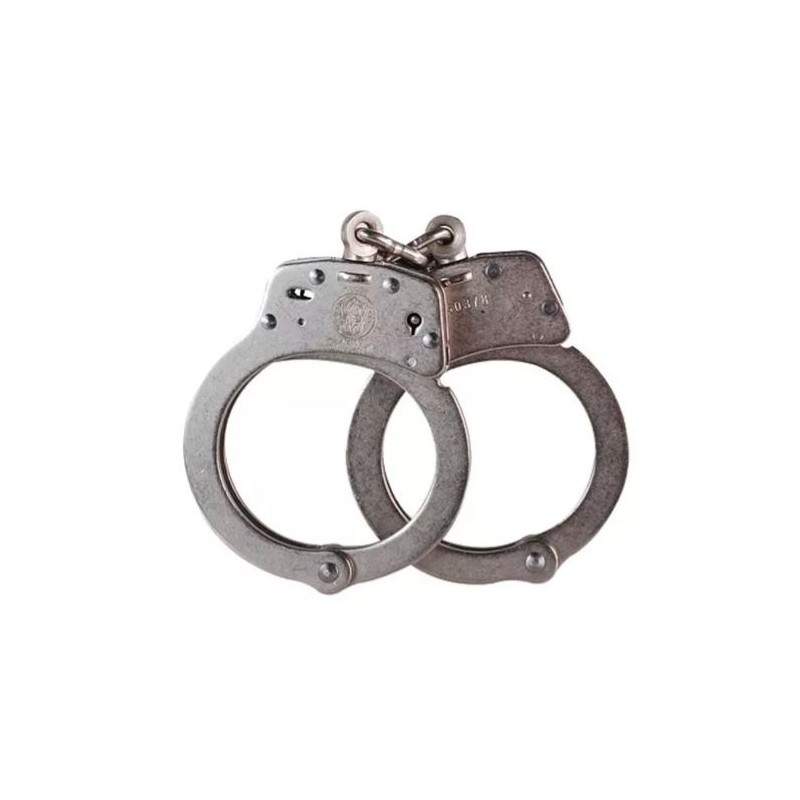 Esposas o candado de mano SMITH AND WESSON PLATA