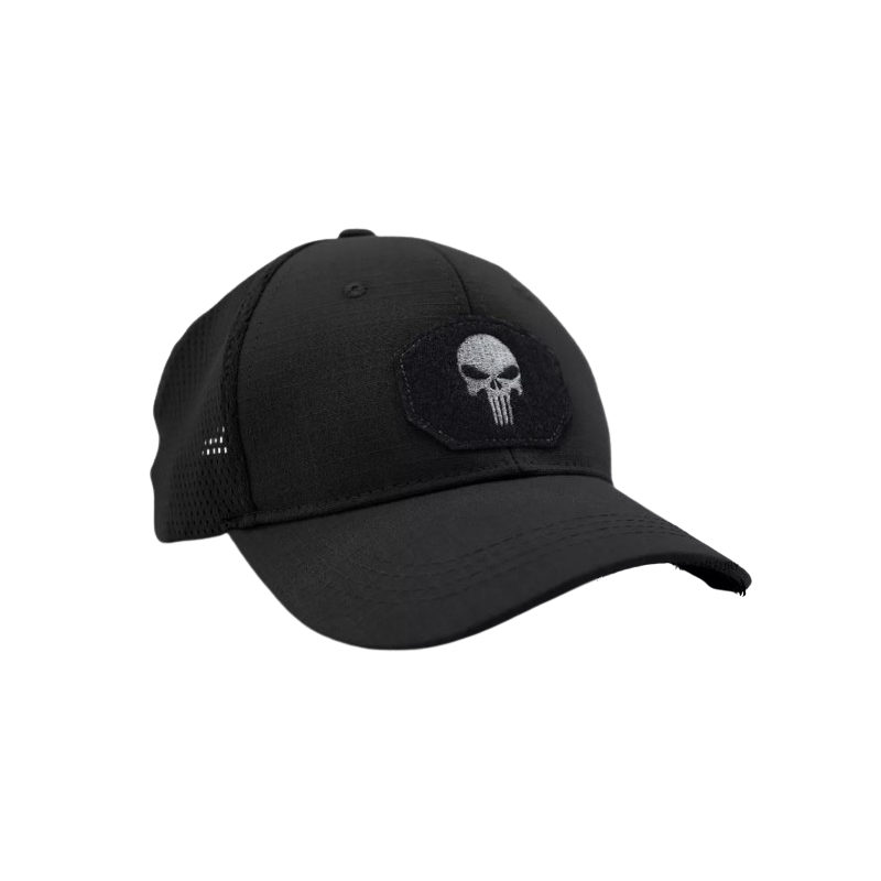Gorra tactica diseño calavera porta parche unisex