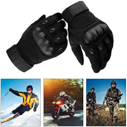 Guantes Tacticos Militares dedo completo touch negros
