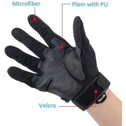 Guantes Tacticos Militares dedo completo touch negros