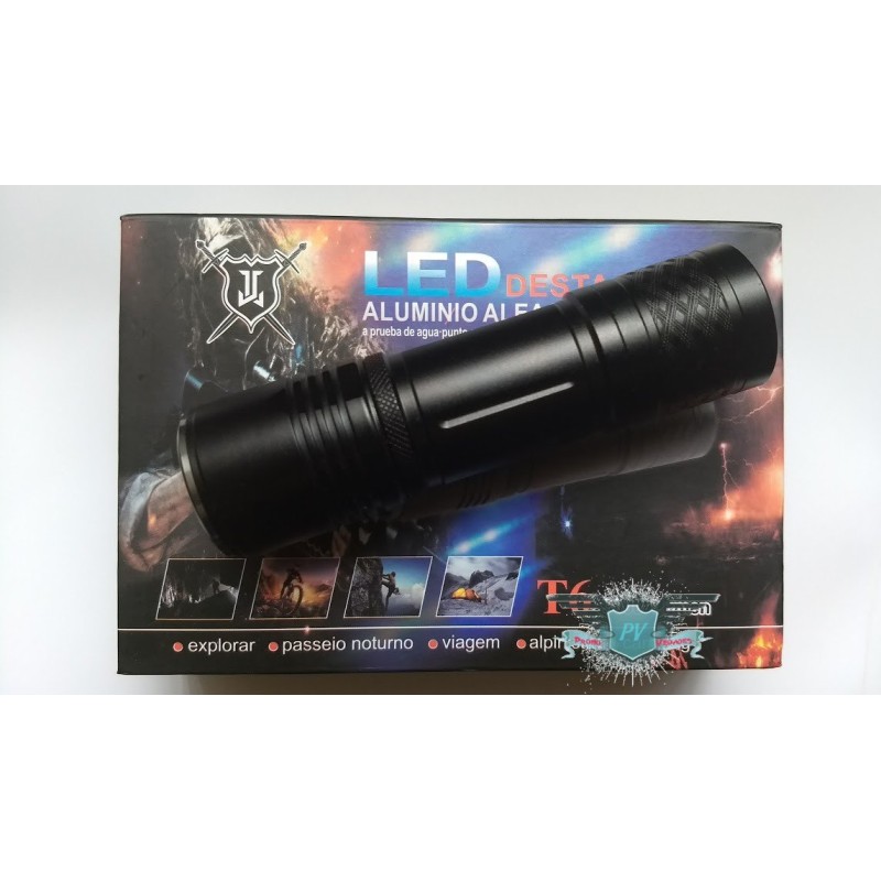 LINTERNA TACTICA 3000 LUMS MOD T6