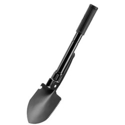 Pala plegable para campismo con funda