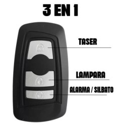 Paralizador tipo LLAVE DE AUTO  3 en 1 stun-gun