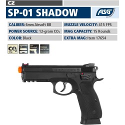 Pistola CZ SP-01 Shadow co2 6mm Airsoft