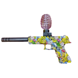 Pistola Hidrogel Grafitti amarillo