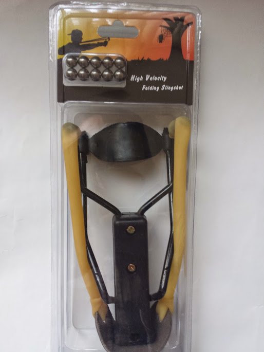 Resortera profesional con apoyo de antebrazo