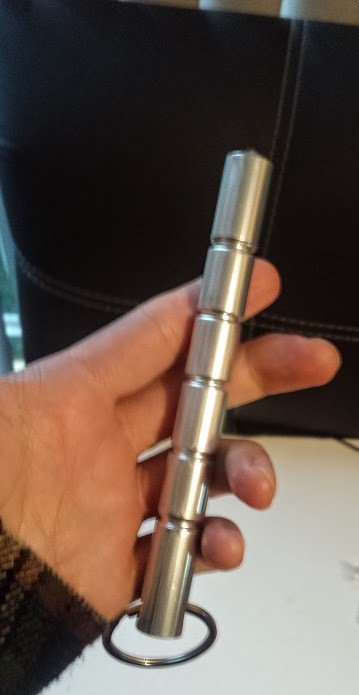 KUBOTAN LLAVERO COLOR PLATA