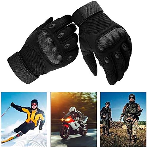 Guantes Tacticos Militares dedo completo touch negros