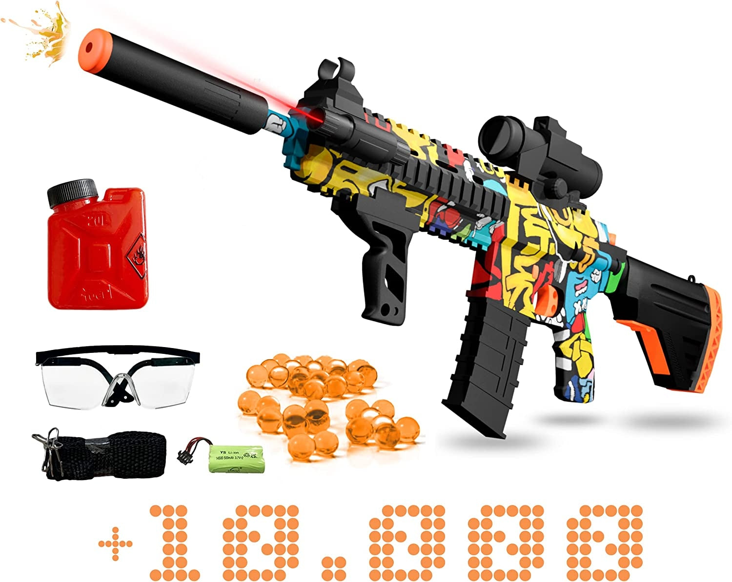 RIFLE M416 AMARILLO HIDROGEL