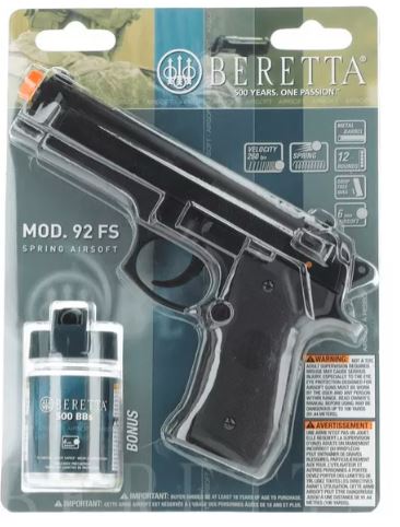 Pistola Pietro Beretta 92FS Airsoft 2025