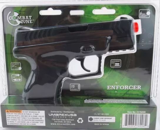 PISTOLA AIRSOFT UMAREX COMBAT ZONE ENFORCER CO2 6mm