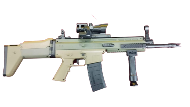 Rifle SCAR TÁCTICO CAFÉ 1 HIDROGEL