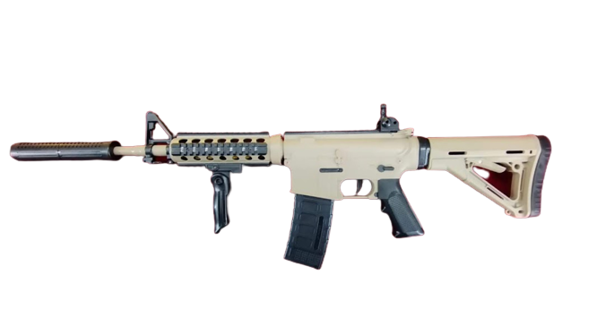 Rifle M4A1 CAFÉ HIDROGEL