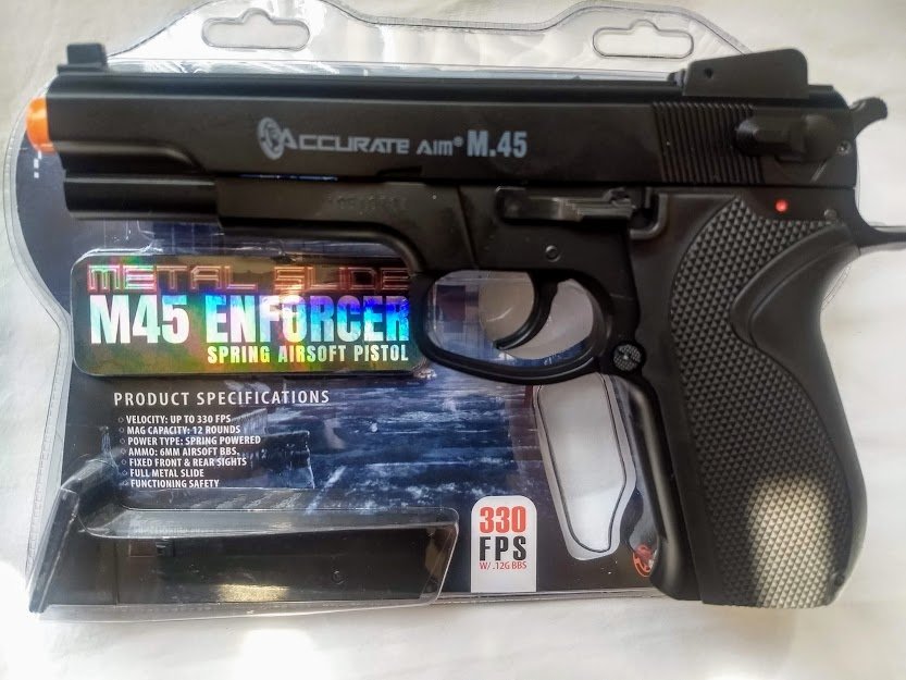 Pistola M45 Enforcer Bbs 6mm Airsoft