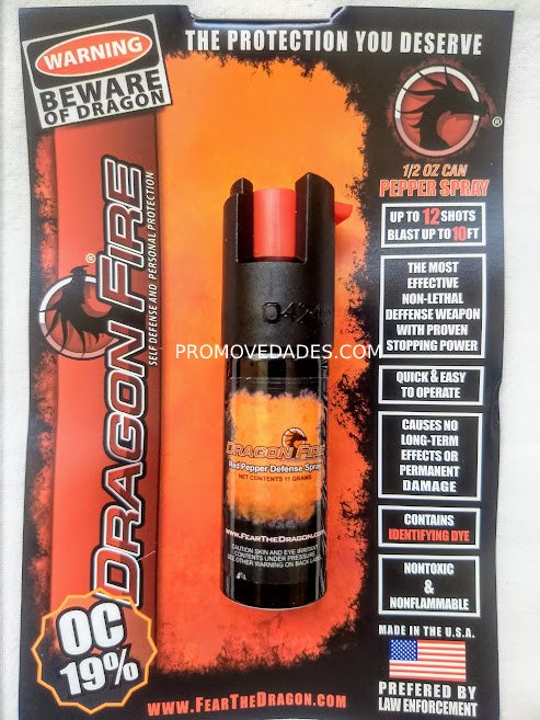 Gas Pimienta Americano Dragon Fire 30 grms