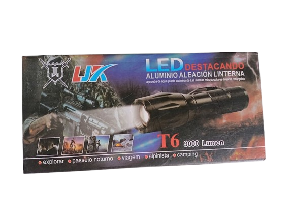 Linterna Tactica Mod T6 DT808 2025