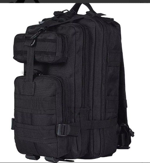 Mochila táctica Back pack color negro