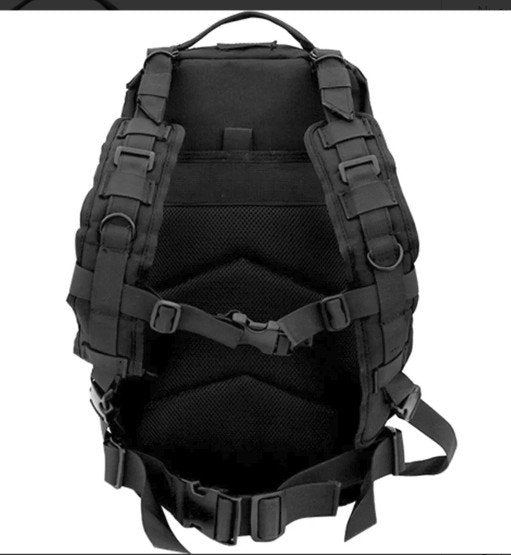 Mochila táctica Back pack color negro