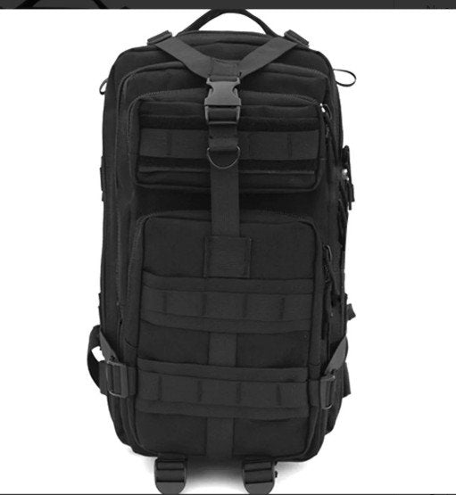 Mochila táctica Back pack color negro