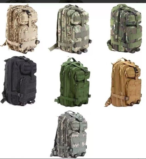 Mochila táctica Back Pack color arena