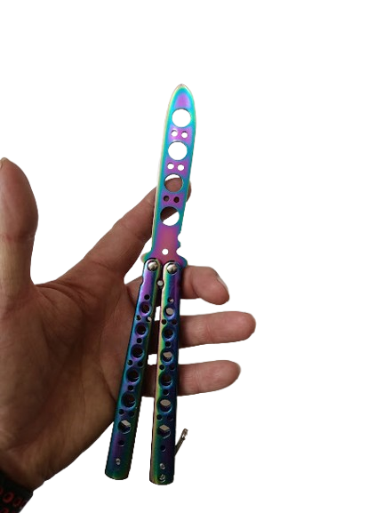 navaja MARIPOSA O BALISONG de entrenamiento