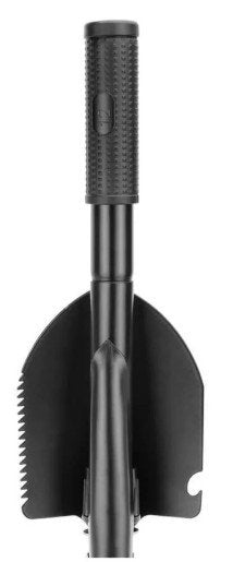 Pala plegable para campismo con funda