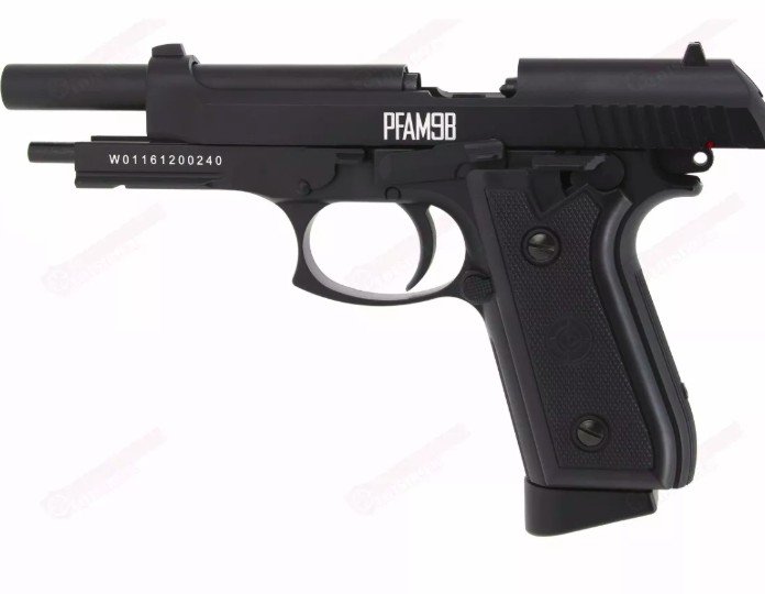 PISTOLA CROSMAN PFAM9B CO2 – BLOWBACK – FULL-AUTO- FULL METAL