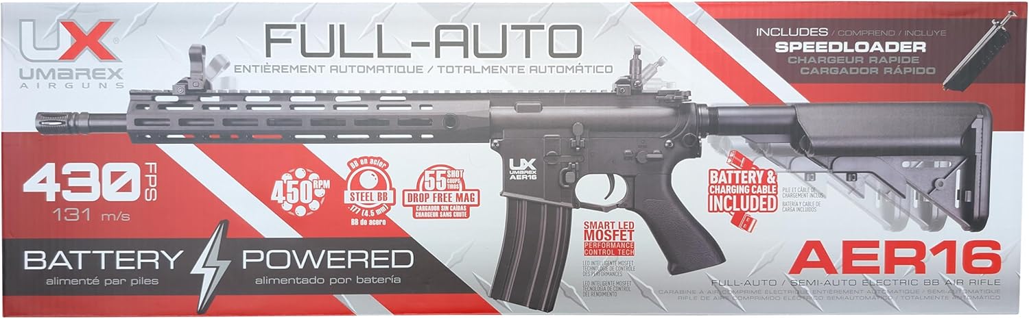 Rifle UMAREX AER16 ELECTRICO Full Auto 4.5mm 2025