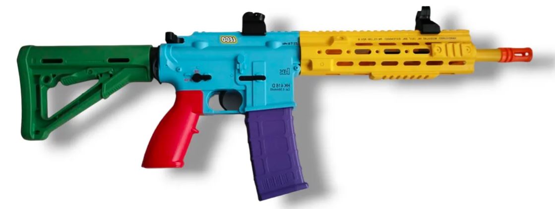 Rifle M4A1 LEGO hidrogel 2025