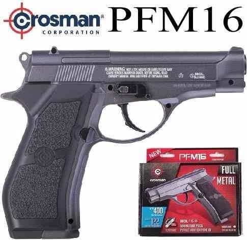 PISTOLA DEPORTIVA PFM 16 CROSSMAN CO2 FULL METAL
