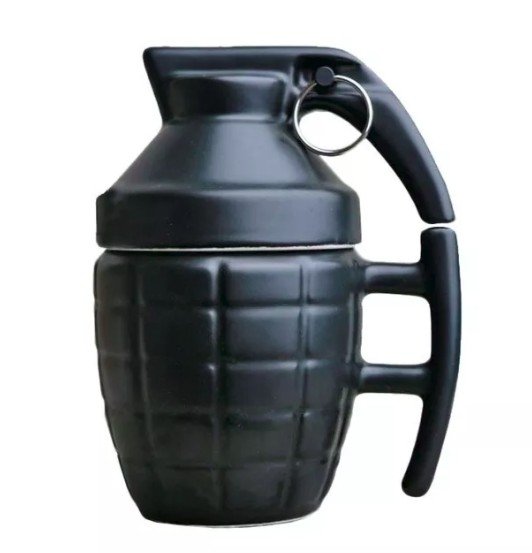 Taza De Cerámica En Forma De Granada