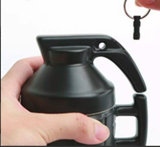 Taza De Cerámica En Forma De Granada